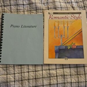 80s Romantic Style Piano Literature Book Set
